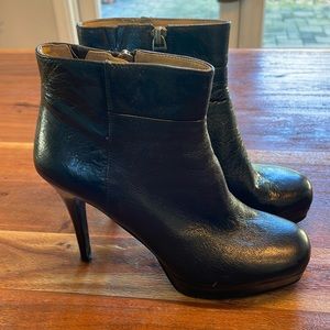 Nine West heeled booties.  Size 6.5